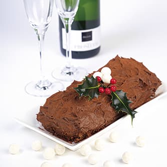 Chocolate Party Log with Xocai Healthy Chocolate