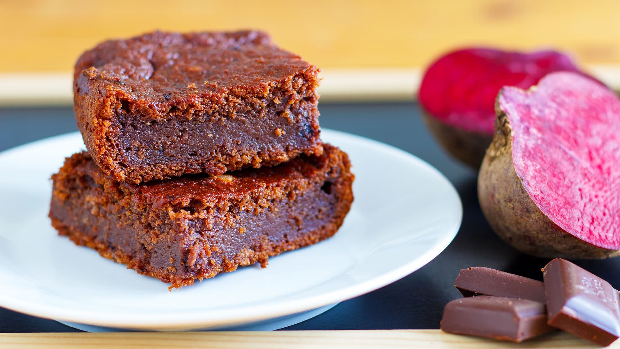 Dark Chocolate Beetroot Brownies
