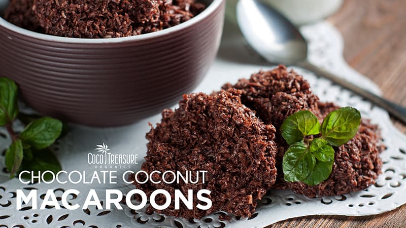 Chocolate Coconut Macaroons