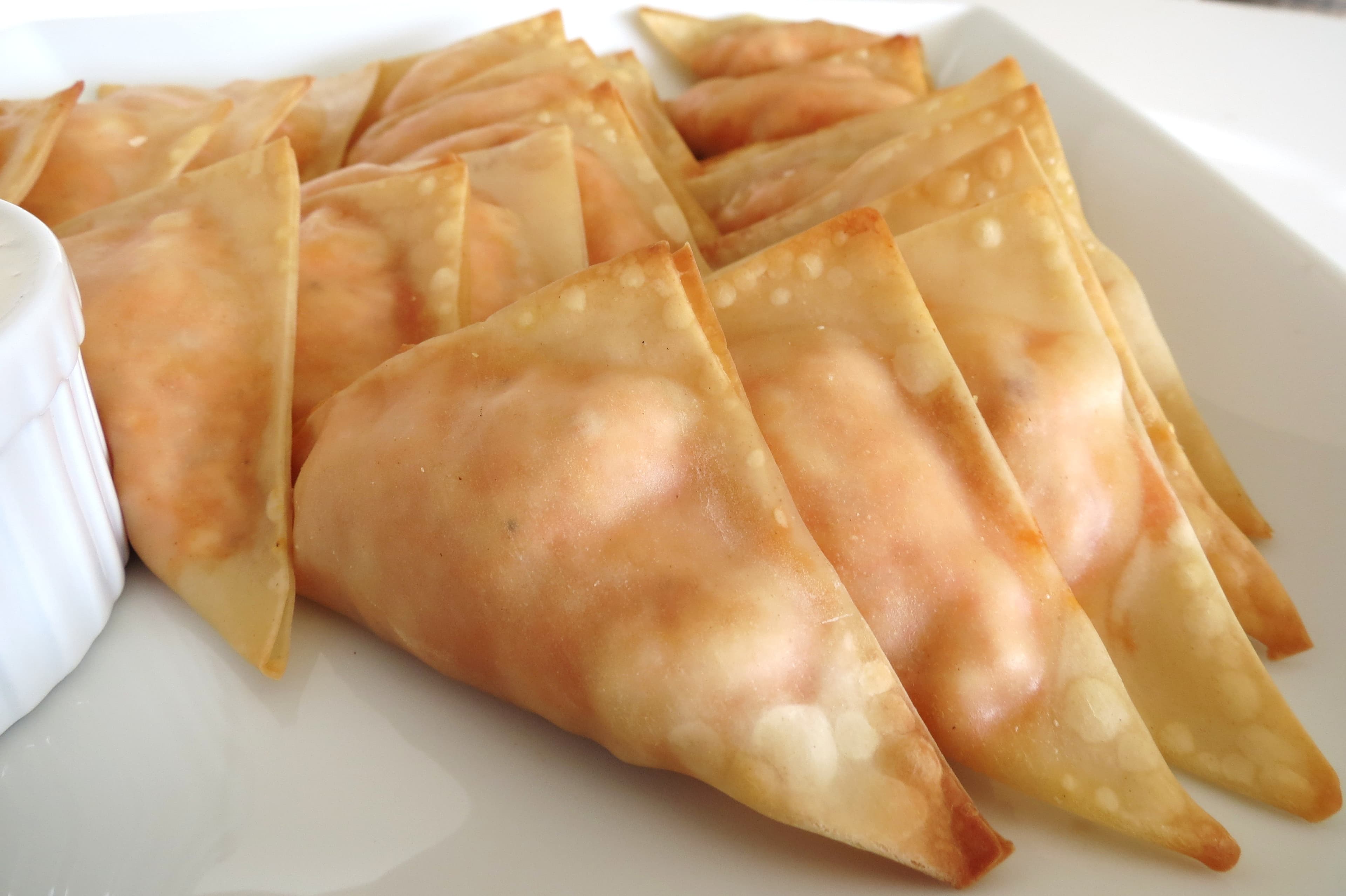 Buffalo Chicken Wings Wonton Wraps
