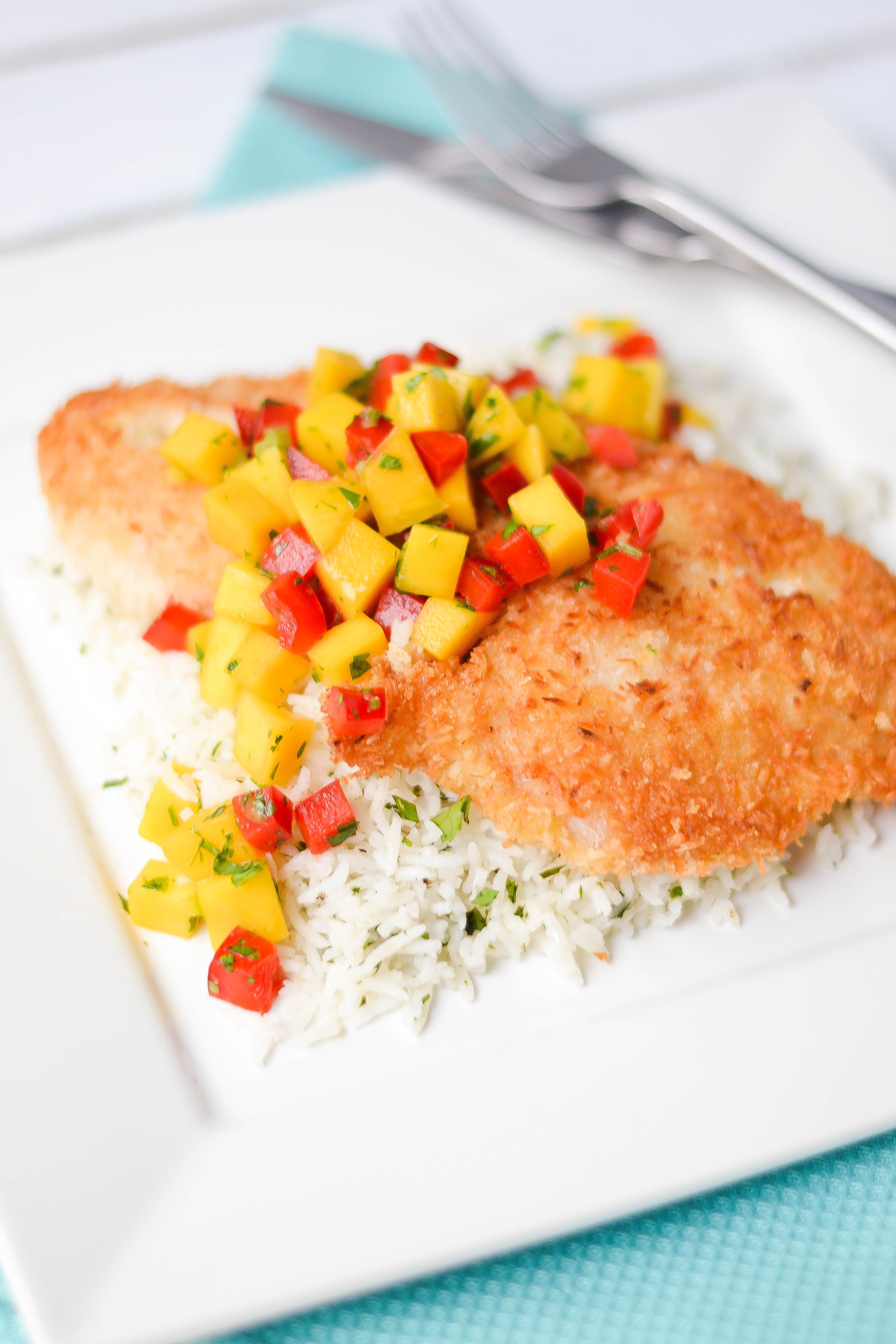 Coconut Crusted Rockfish