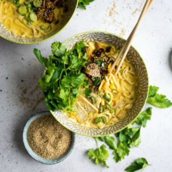 Coconut Curry Ramen Noodles