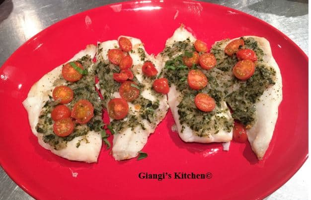 Cod with Shallot and Parsley