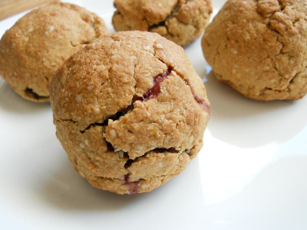 Cookie Covered Figs with Carob Coconut Topping