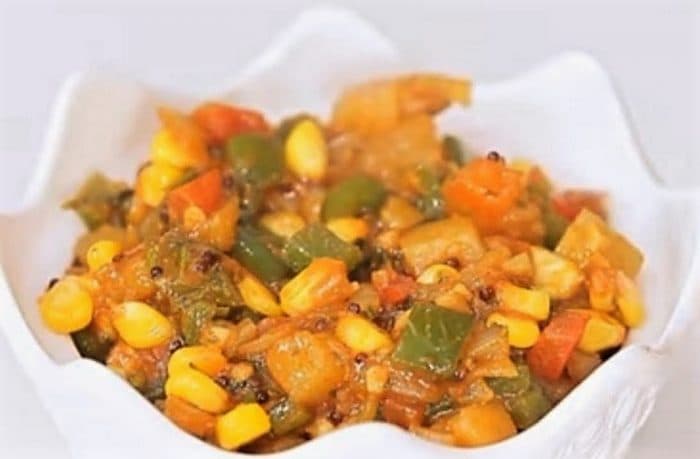 Corn Capsicum Masala