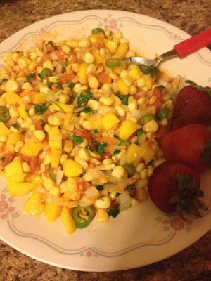 Spicy Mango and Corn Salsa!
