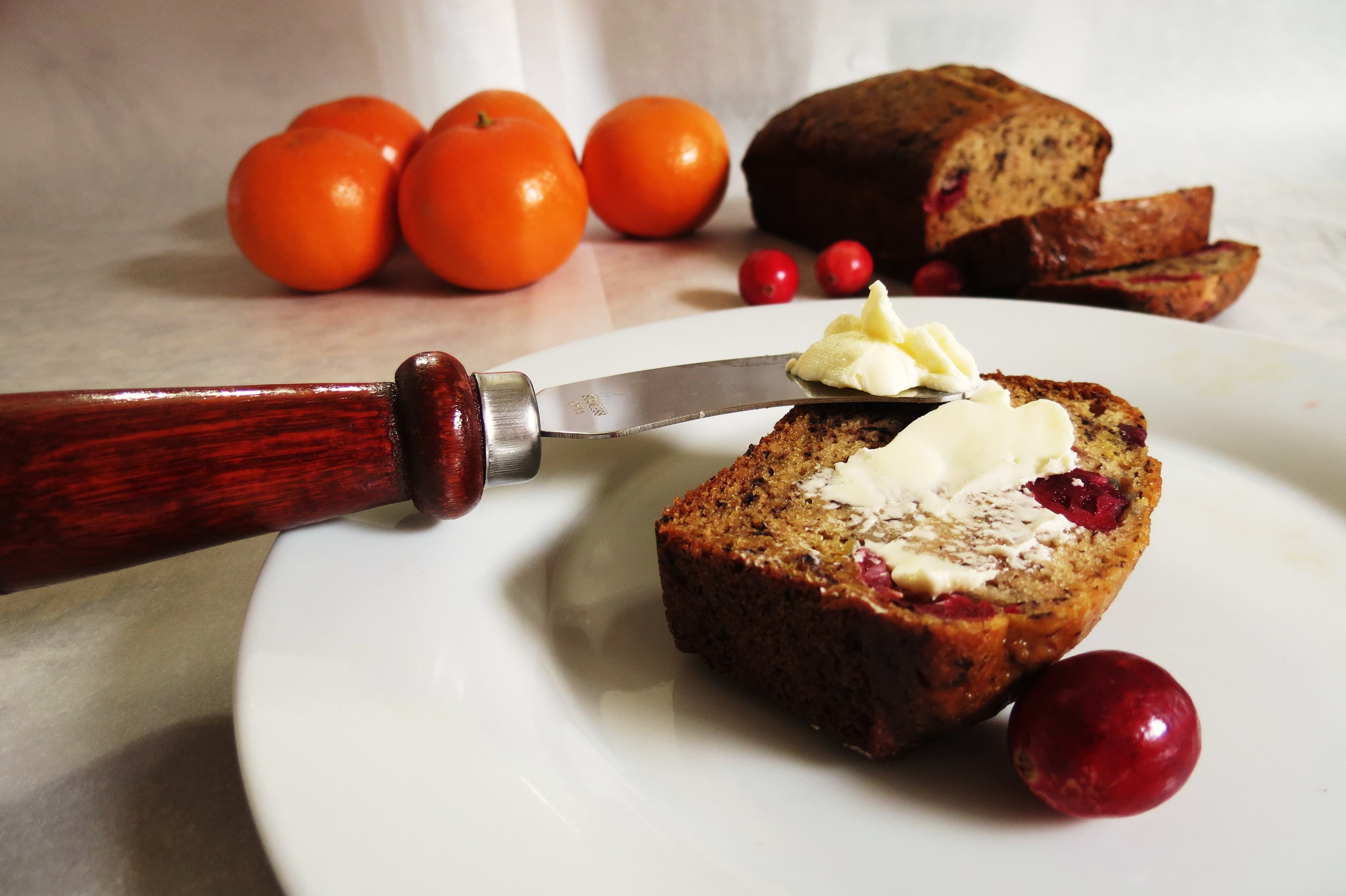 Cranberry Orange Banana Bread 