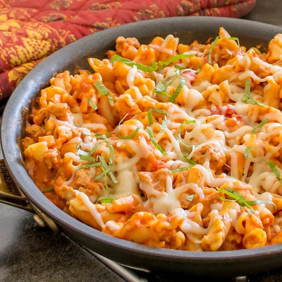 Creamy Skillet Lasagna