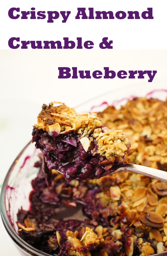 Crispy Almond Crumble with Blueberry