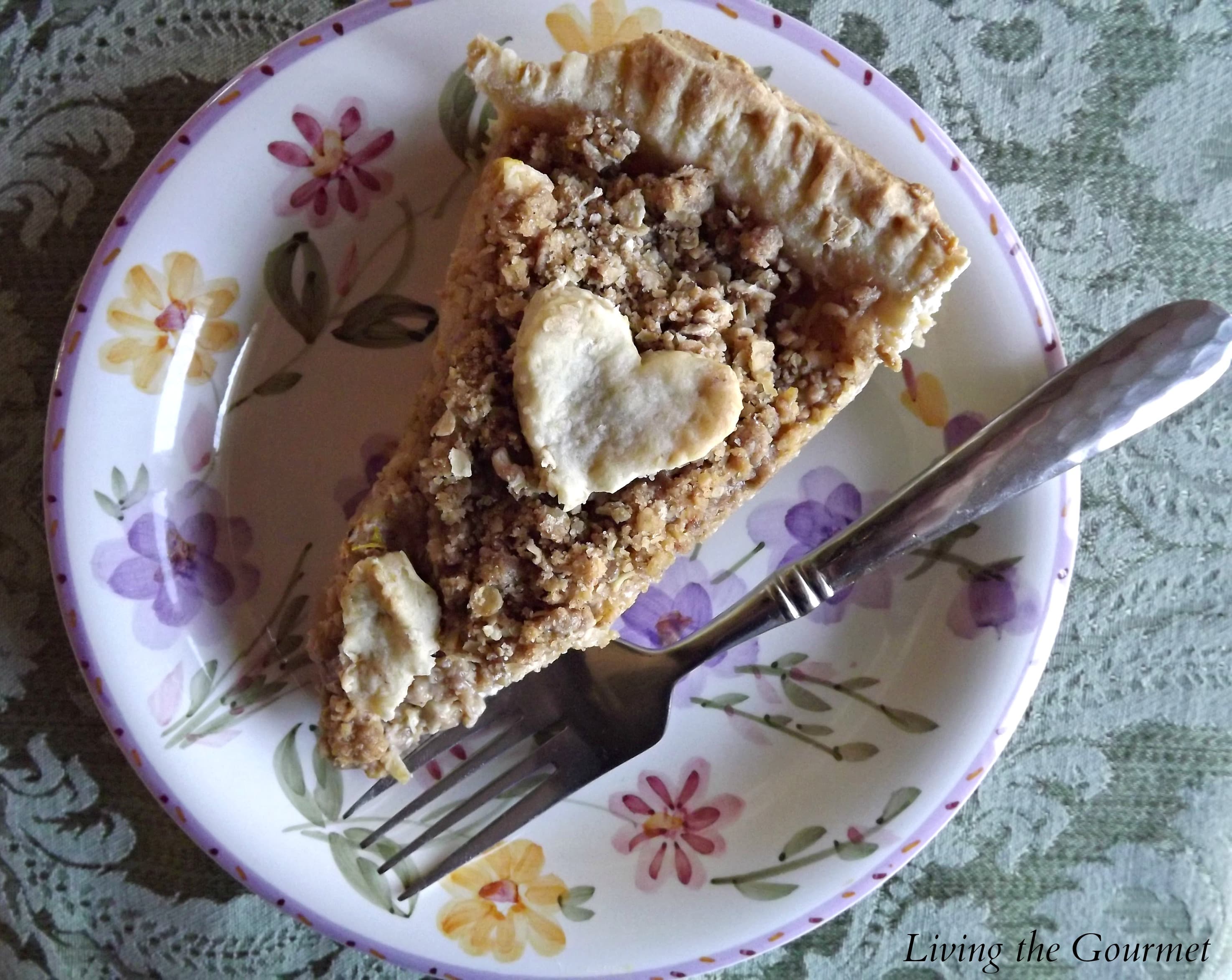 Crumb Topped Pear Pie