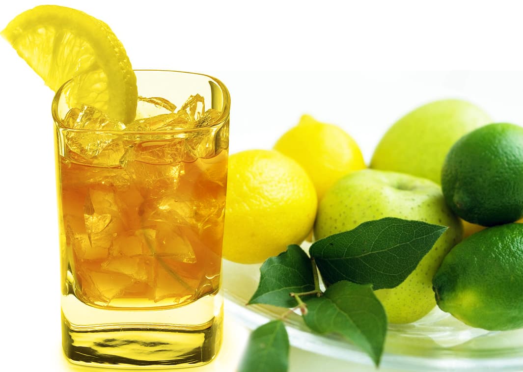 Iced Lemon With Tea