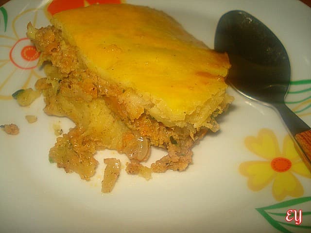 Shrimps and Potato Casserole