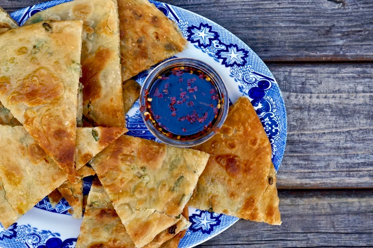 Crispy Scallion Pancakes 
