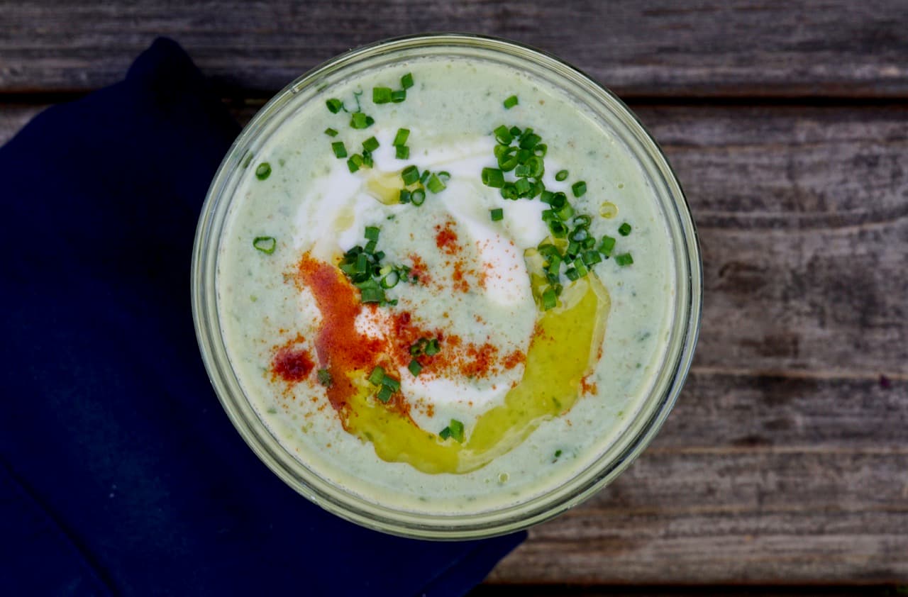 Chilled Green Gazpacho