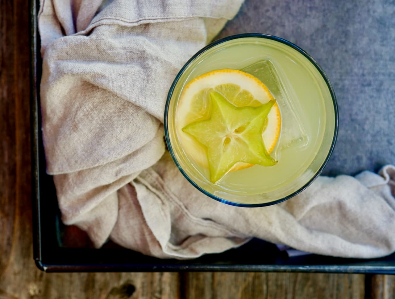 Sake + Starfruit "Caipirinha” Cocktail