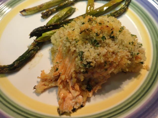 Panko Crusted Salmon
