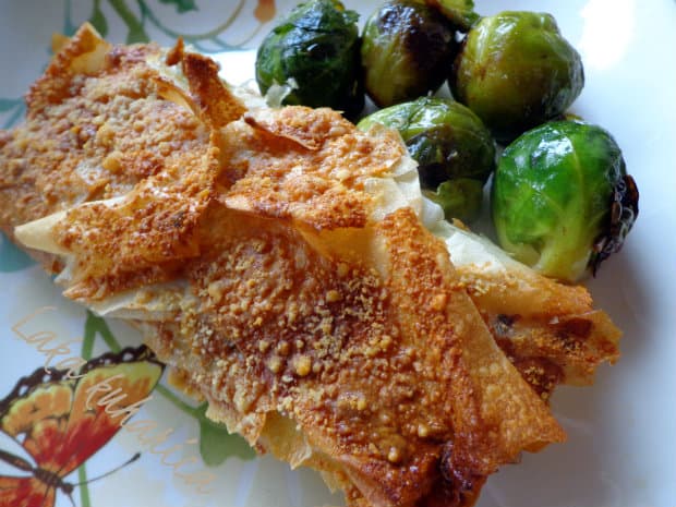 Chicken parcels with herb butter