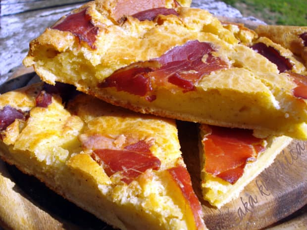 Farinata with Prosciutto