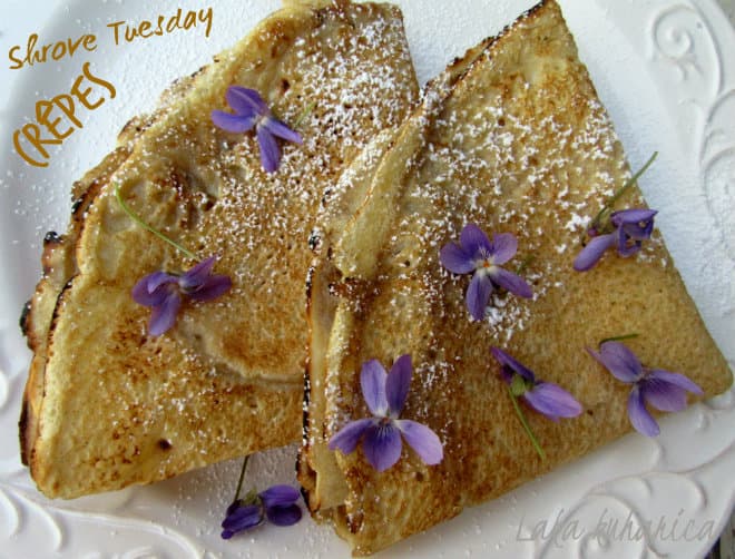 Shrove Tuesday crêpes