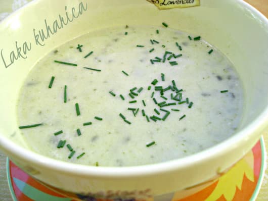 Cucumber and garlic soup