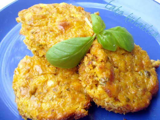 Pizza bites with pumpkin