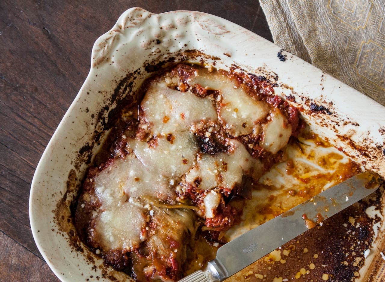 (Lighter) Classic Eggplant Parmigiana