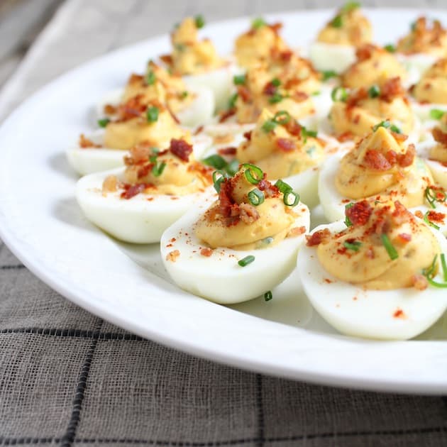 Smoky Deviled Bacon And Eggs