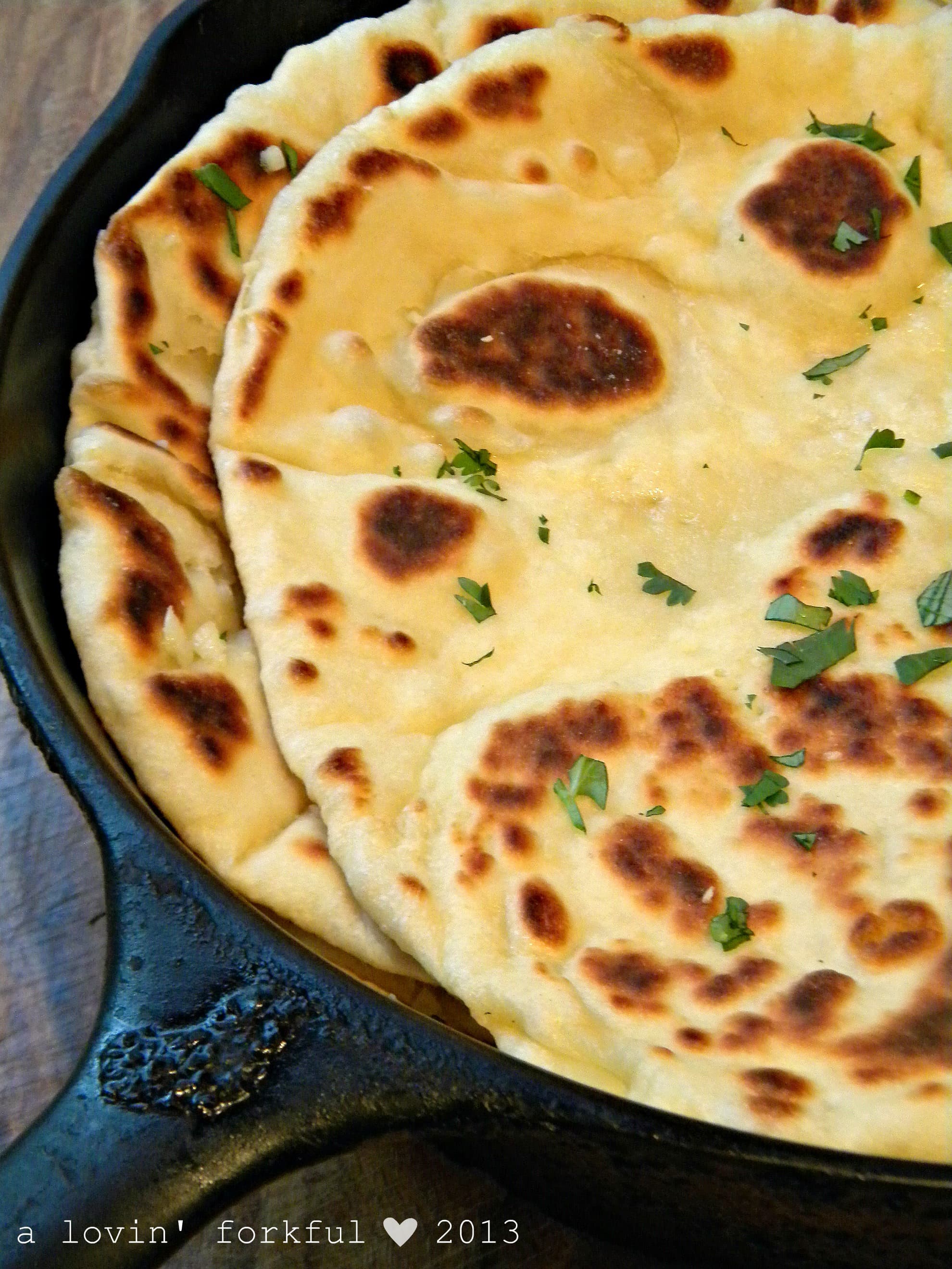 Garlic-Butter Naan