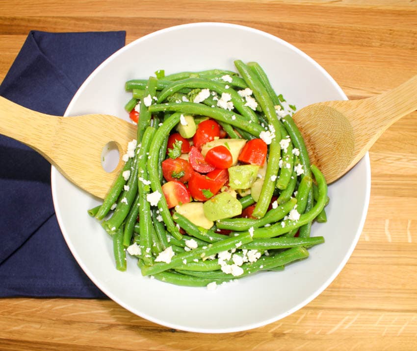 Quick & Easy Green Bean Tomato Salad