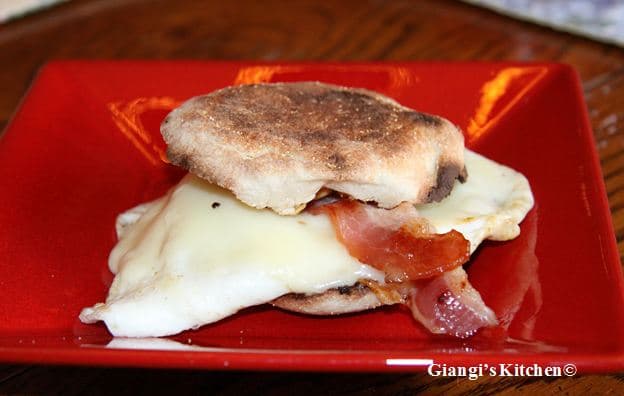 Giangi's Egg, Bacon and Muffin