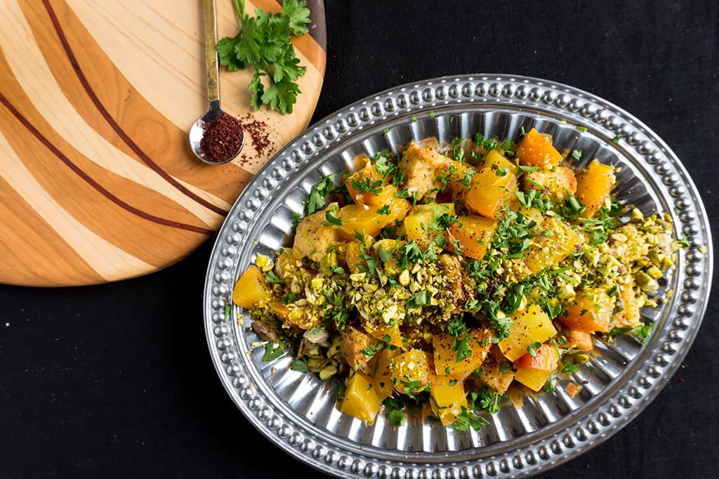 Golden Beet Panzanella
