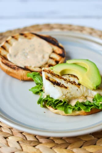 Grilled Fish Sandwiches