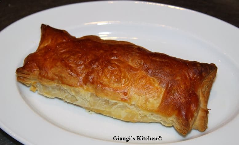 Turkey and Cheese Puff Pastry