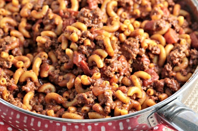 Homemade Hamburger Helper Chili Mac