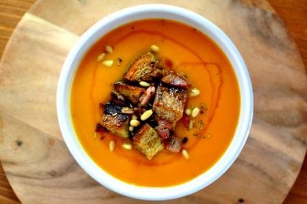 Honey Roasted Butternut Squash Soup