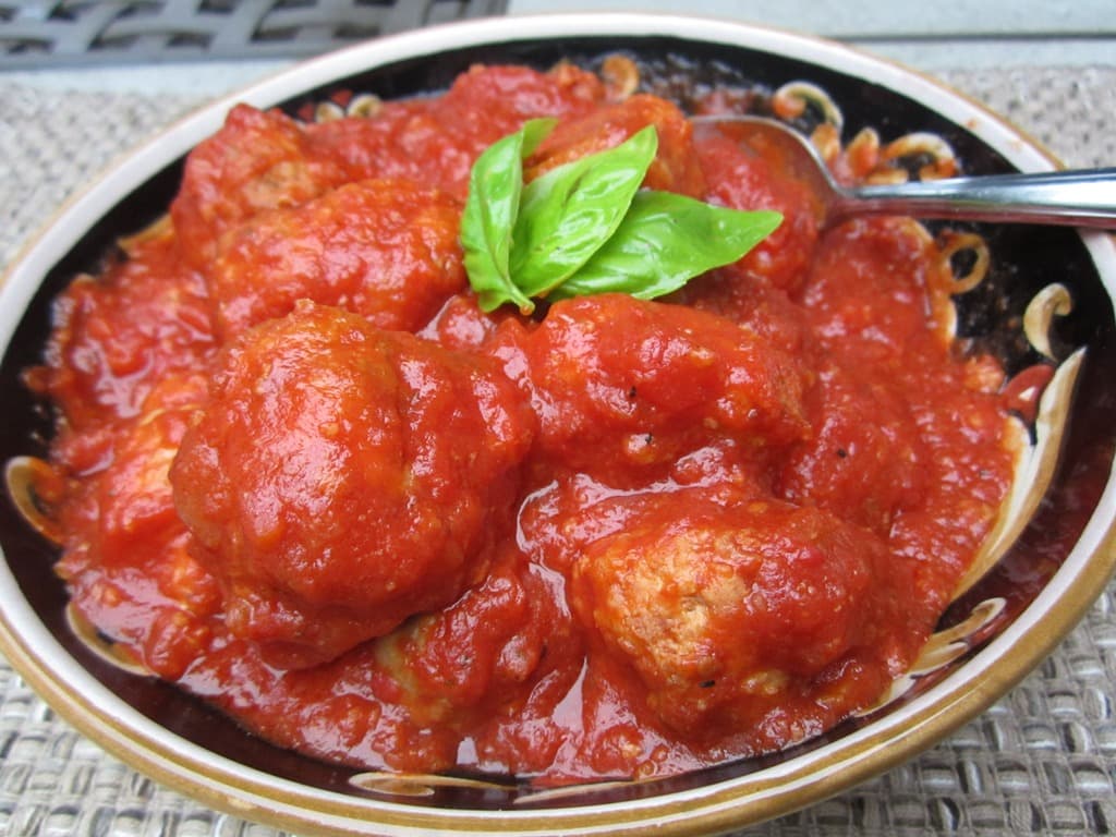 Simmered Italian Sausage & Meatballs