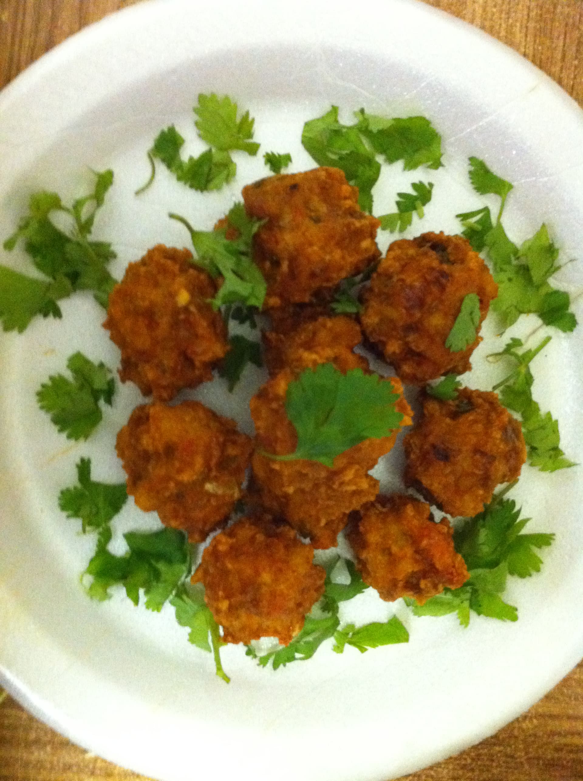 Crispy Indian Spiced Chicken Balls