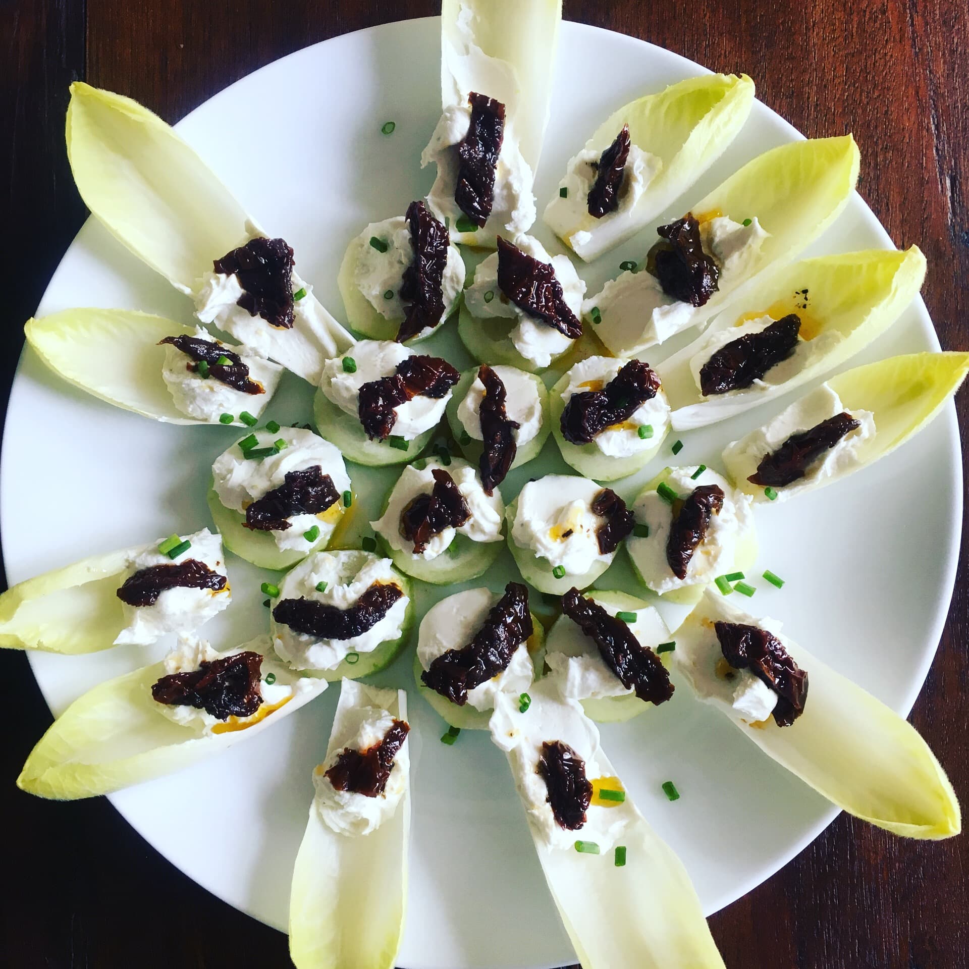 Goat Cheese and Sun-Dried Tomatoes 