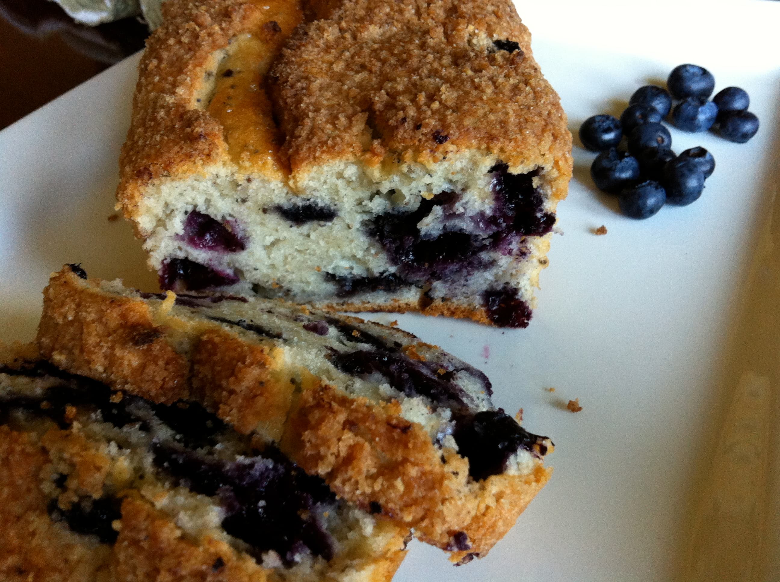 Blueberry Chia-Poppy Seed Loaf - Gluten and Dairy Free