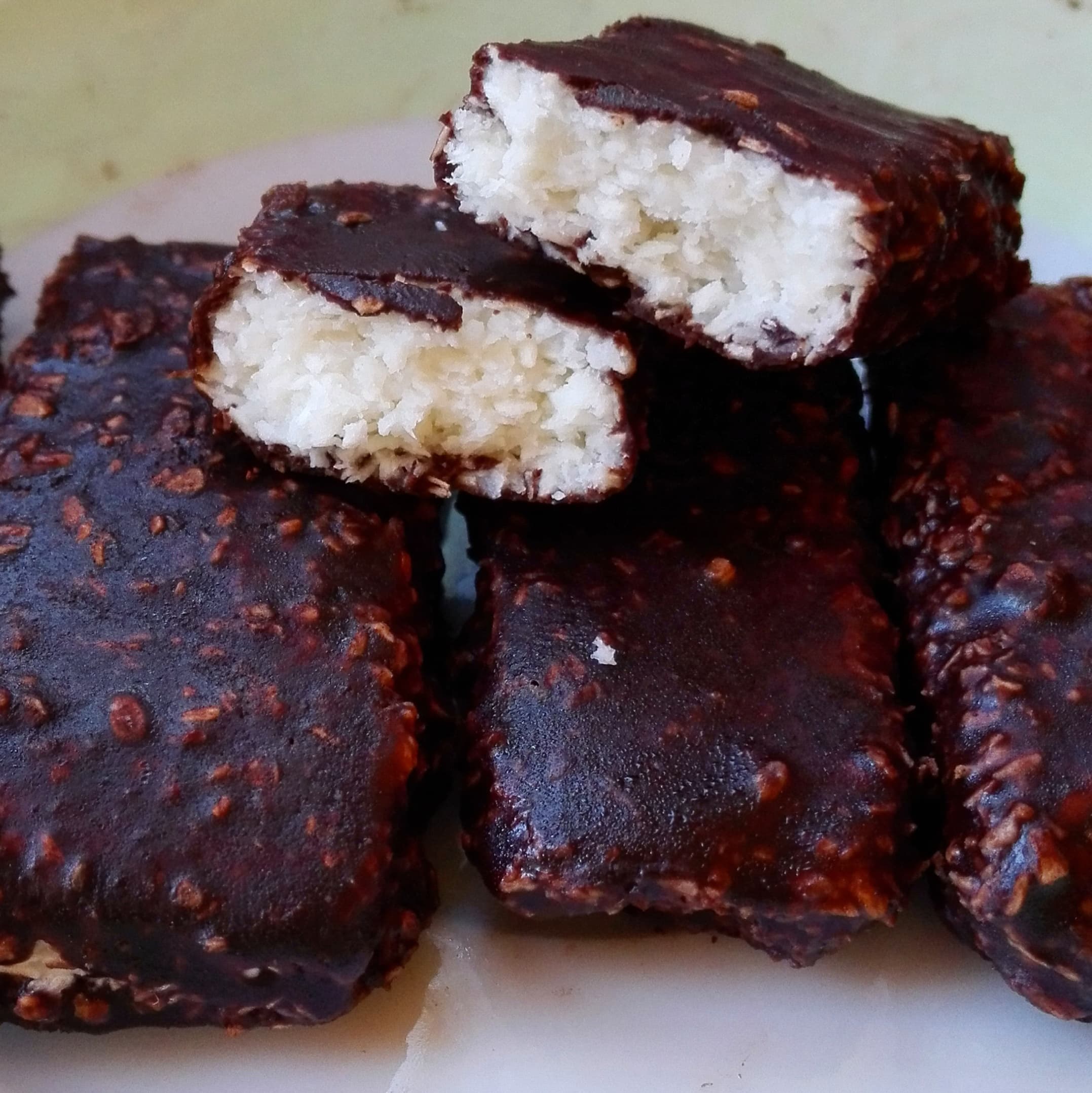 Delicious Homemade Vegan Bounty Bars