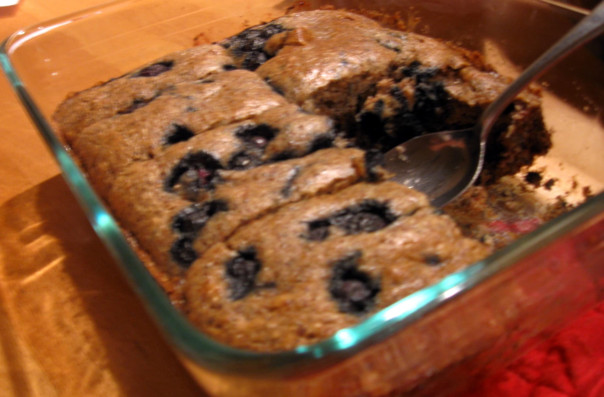 Grain Free Blueberry Banana Bars