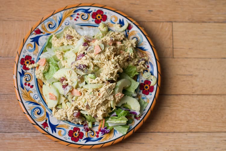 Low Carb Curry Chicken Salad