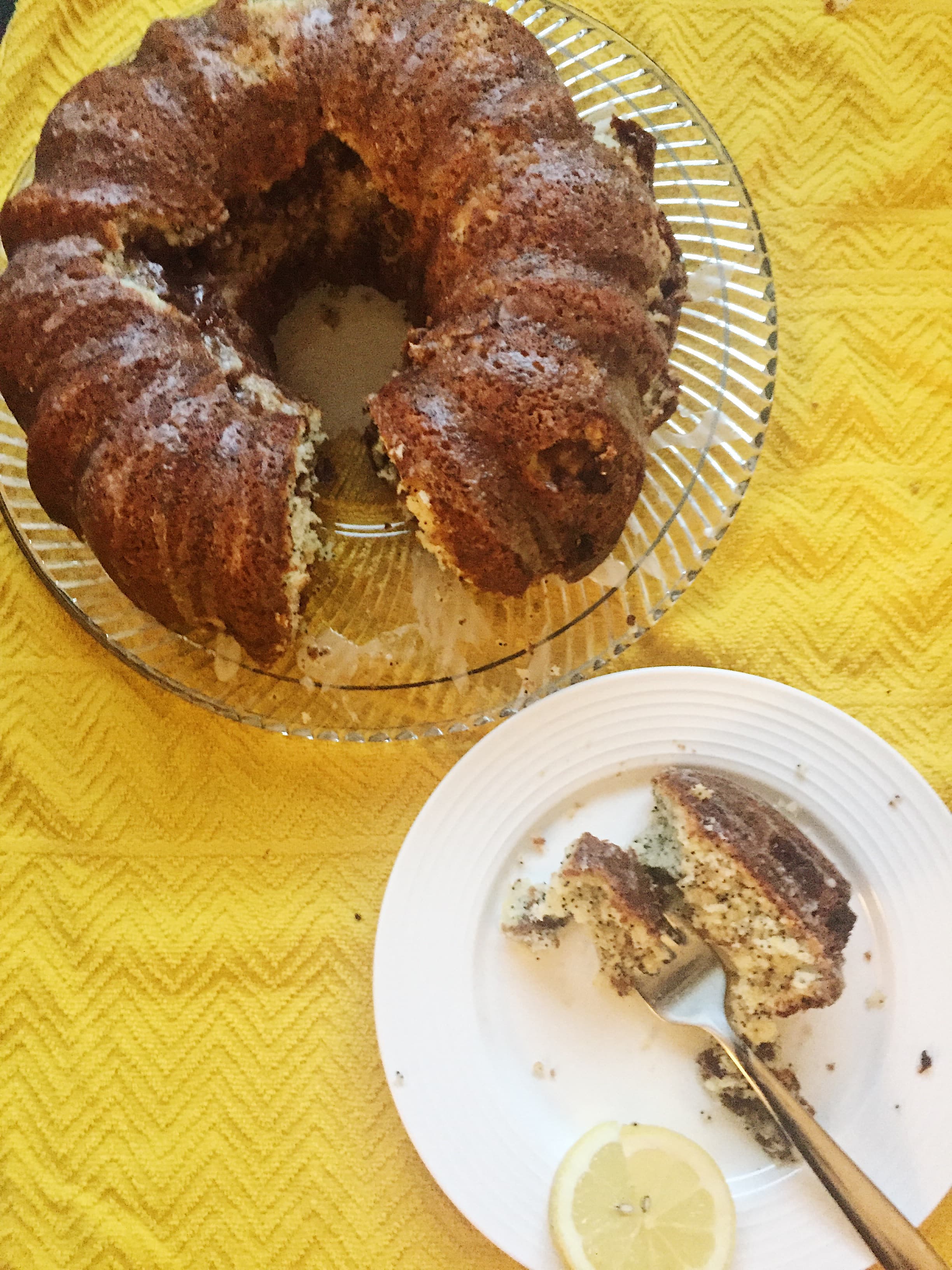 Lemon Poppy Seed Coffee Cake