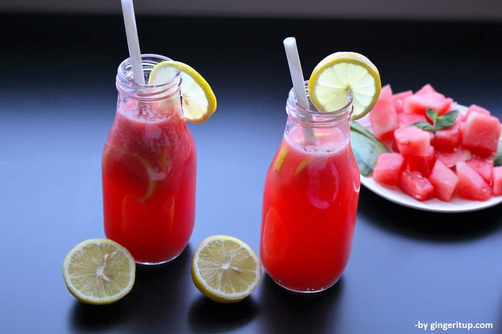 Watermelon Pink Lemonade Cooler -Celebrate Summer and Stay Cool with Icy Pink Cooler Drink!