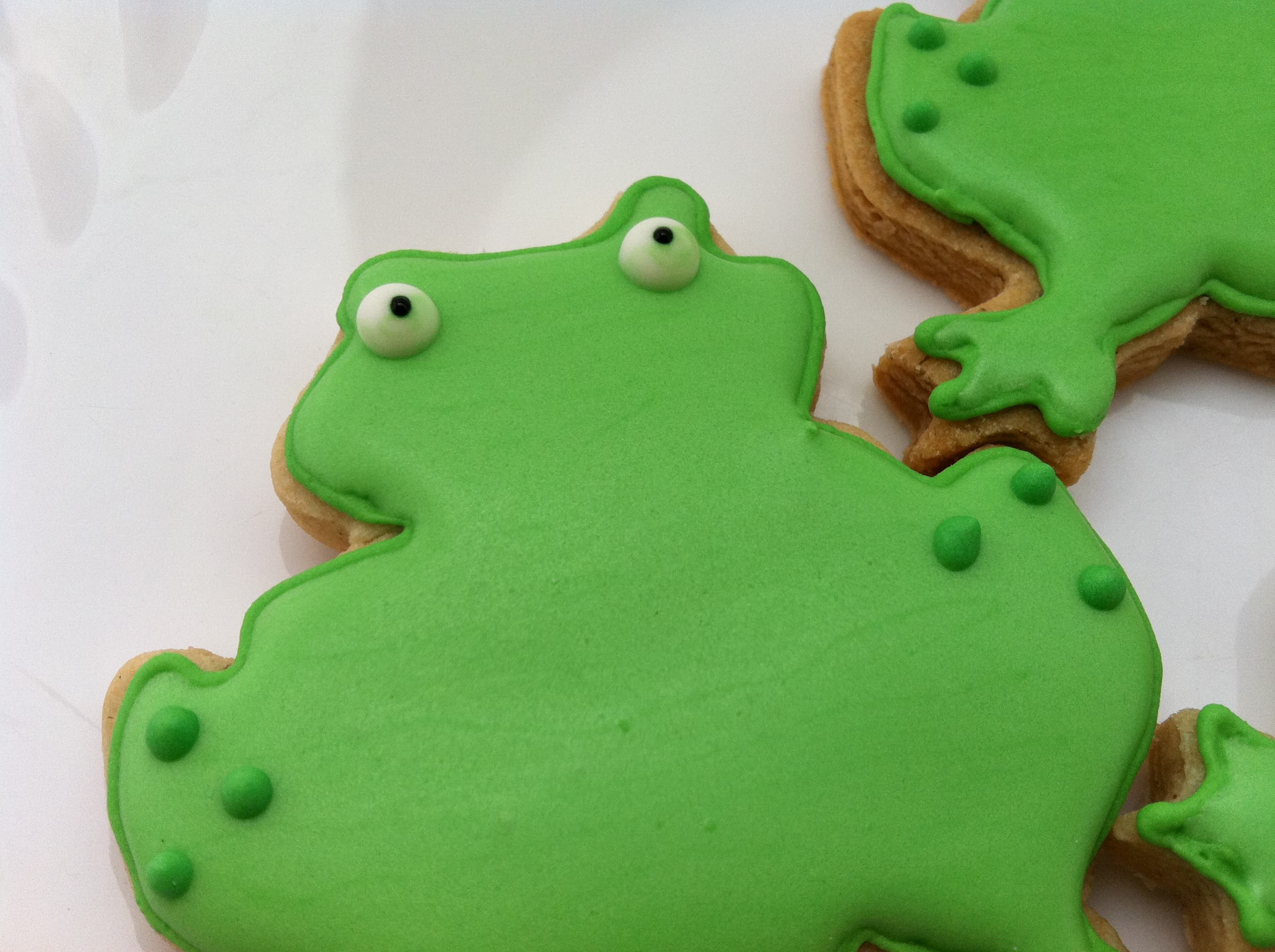 Brown sugar & Spice Sugar cookie frogs