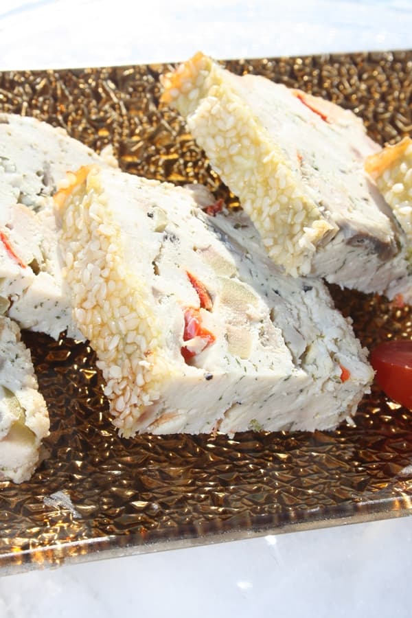 Chickenloaf with vegetables