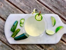 Jalapeño Tequila Gimlet
