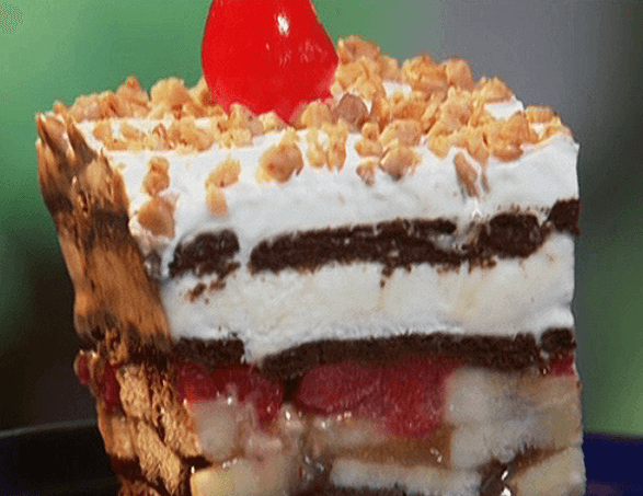 Ice Cream Banana Split Cake Recipe