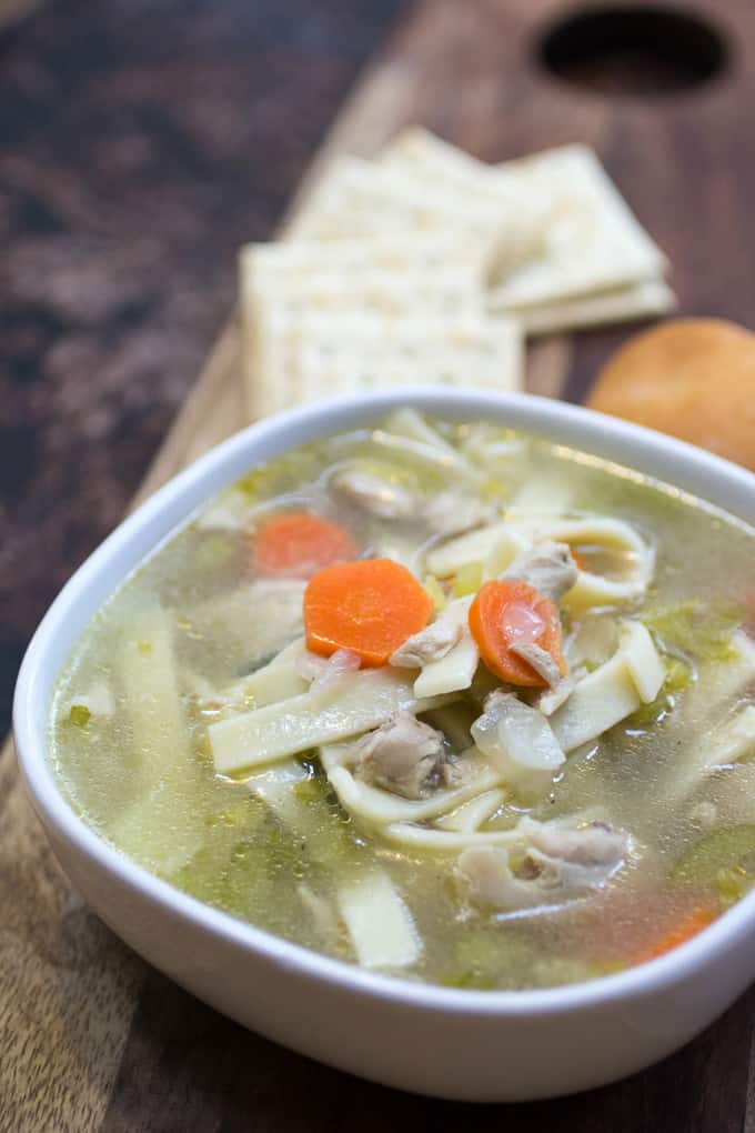 INSTANT POT CHICKEN SOUP