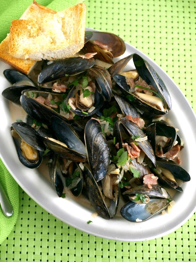 Mussels in Irish Ale